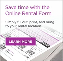 Save time with the Online Rental Form