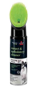 Bottle of foaming Carpet and Upholstery cleaner by Pawsitively Clean BISSELL
